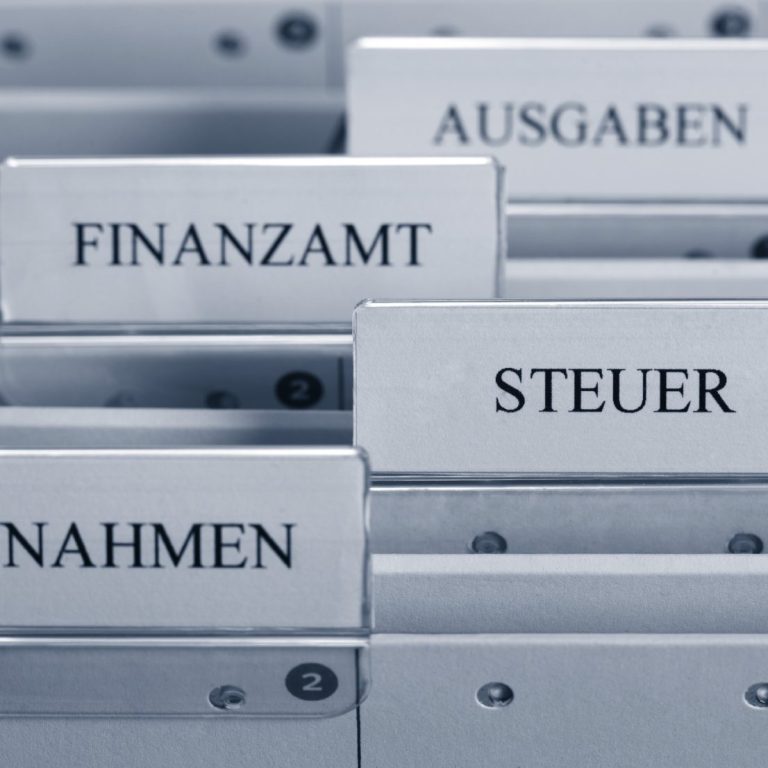 Abbildung Steuern und Investitionsabzugsbetrag